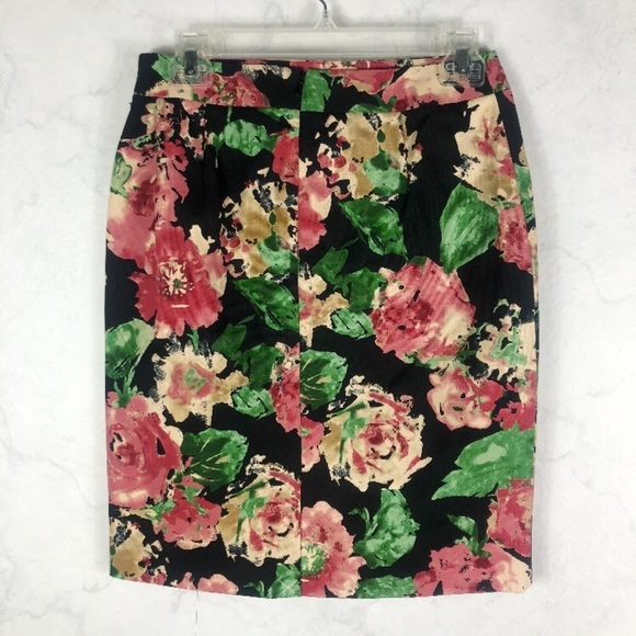 [Talbots] Classic Floral Pencil Skirt - Picture 2 of 2